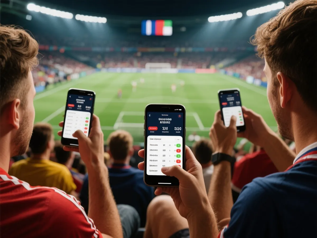 世界杯球迷观赛场景