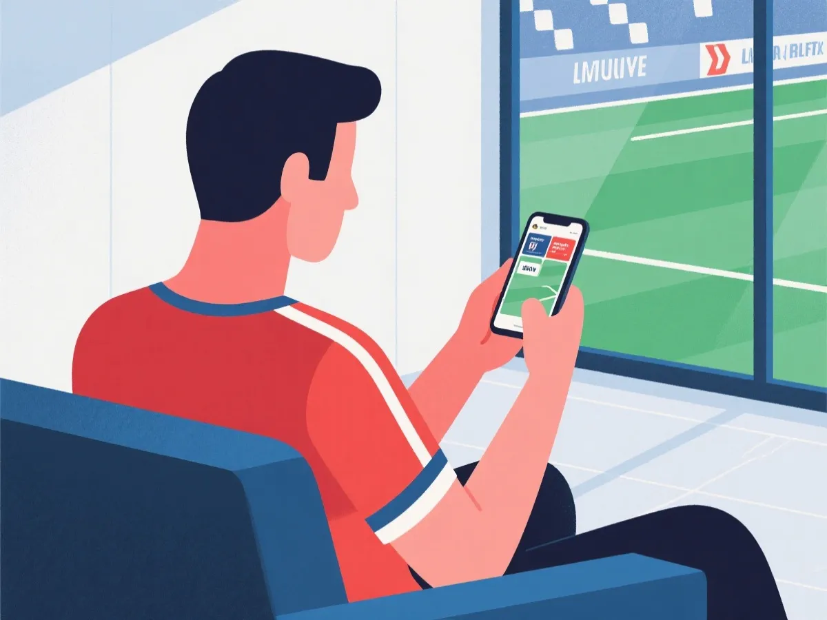 移动端查看赛事信息示意图